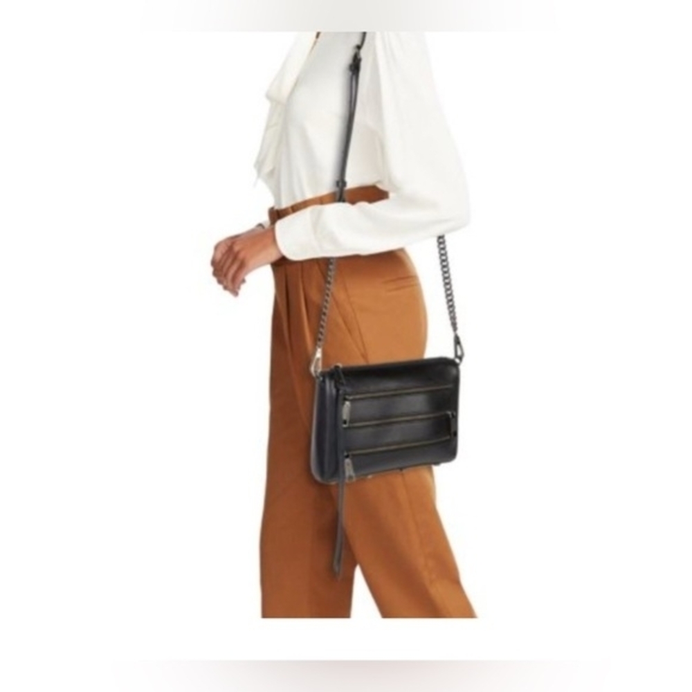 Mini 5 Zip Crossbody With Zipper Details - Picture 2 of 15